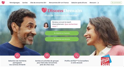 disons dmain|Site de rencontre senior